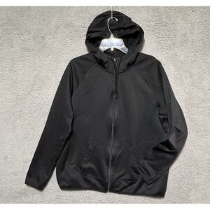 Nike Hoodie Mens XL Therma Fit‎ Full Zip Training Long Sleeve Thumb Loops Swoosh